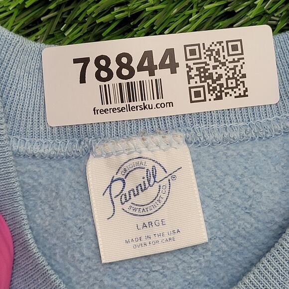 Vintage 1989 Surfer Sweatshirt M/L 21x22 Cropped - Picture 8 of 13